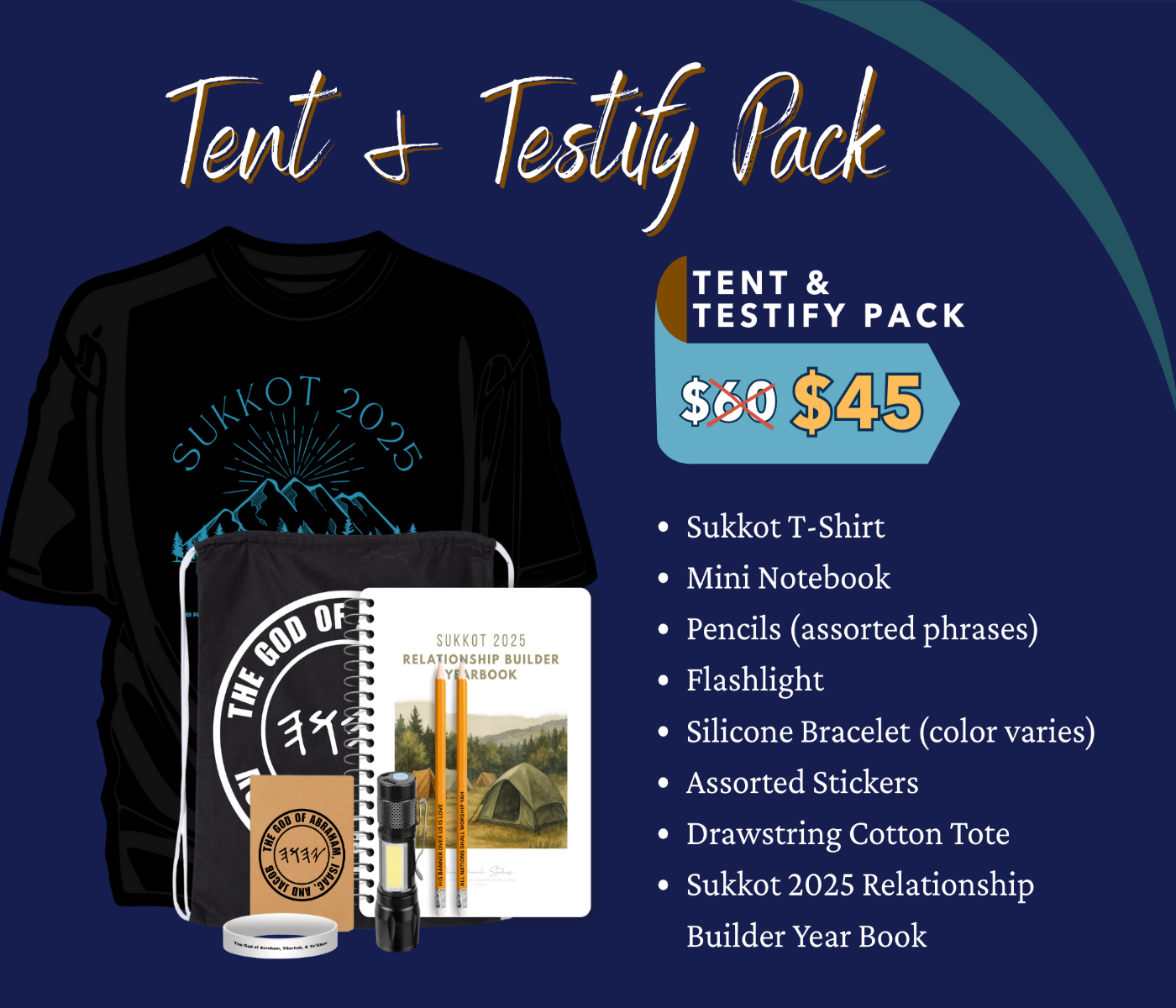 PRE-SALE | Sukkot Tent & Testify Pack