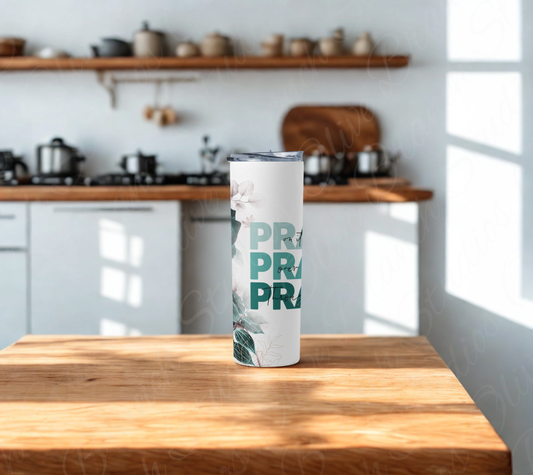 TUMBLER | Pray On It, Over It, Through It - 20 oz. Tumbler