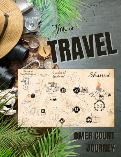 GAME | Omer Count Treasure Map