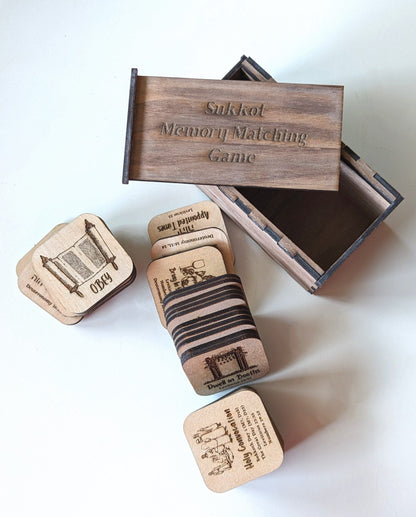 GAME | Memory Match Wood Tiles, Sukkot Edition